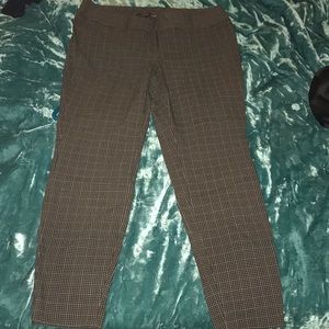 Brown tweed slacks